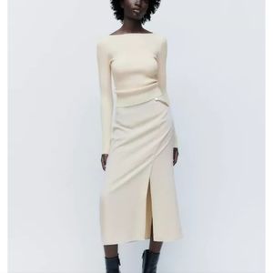 NWT Zara Chain Midi Skirt